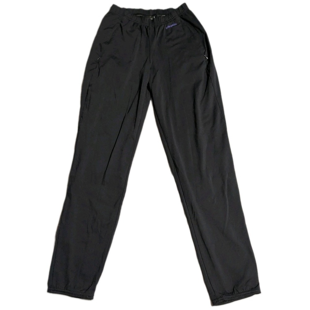 Vintage Patagonia 2 Loose Tights Womens M Black Made USA Pants 24553 90s